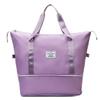 Bolsa de Viagem Casual Leve, Trolley Moderno, Bolsa de Bagagem Estilo Ins de Grande Capacidade, Bolsa Esportiva de Fitness com Separação Seco e Molhado