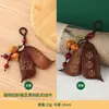 Colgante llavero de hueso de durazno, colgante vaina de paz de semilla de hueso de durazno, accesorio de bolso de regalo de nicho de alta gama