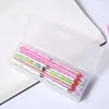 Recambios de Bolígrafo Jiaxuepai Negro 0.38/0.5 Tubo de Aguja Completo Recambios de Reemplazo Suministros Escolares Recambios de Bolígrafo de Tinta Sin Rotura de Tinta Sin Rotura de Recambio
