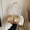Bolso Simple Retro para Mujer de Axila Bolso Tote Portátil Casual para Combinar con Todo Bolso Casual Tipo Almohada Bolso de Hombro de Moda Nuevo para Mujer