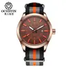 Nuevo Reloj Deportivo Transfronterizo para Hombre, Moderno y Sencillo, Reloj con Correa de Nailon Impermeable, Agente Mayorista Fabricante