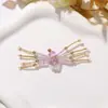 Acessório de Cabelo Original Moda Personalidade Divertido com Contas de Cristal Aranha Imitação DIY Menina Doce Cool Picante Presilha Lateral Acessório de Decoração para Sapato