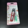 Comércio exterior para fabricantes atacado tesoura de fio de ferro clipe elástico remoção de linha cartão de sucção terno supermercado ferramentas de linha de costura atacado