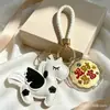 A partir de una pieza 999 oro puro llavero colgante de coche bolsa colgante regalo colgante venta al por mayor dropshipping streamer tráfico