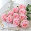 Rosa de Simulação Dia dos Namorados Buquê de Plástico Decoração de Casa Flor Artificial Sala de Estar Mesa de Jantar Arranjo de Flores Decoração com Flores Secas