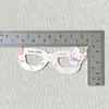 Óculos com Armação de Gato Kt Acessórios de Acrílico Material para Artesanato DIY Bolsa Novo Desenho Animado Fofo Patch Flor para Sapato