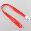 Porta-Crachá com Cordão em Estoque com Fivela Plástica Integrada para Exposições, Cordão para Pescoço de Estudante, Cordão para Crachá de Trabalho Atacado