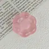 Flor de Cor Sólida que Brilha no Escuro Base Giratória Acessórios de Resina DIY Acessórios de Enfeite Giratório de Jingdezhen