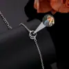 Comércio exterior mais vendido fotos coloridas personalizadas 100 idiomas Eu te amo pulseira de contas redondas pequenas pulseira estilo europeu e americano