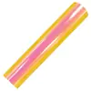 Fábrica en stock al por mayor multi-tamaño autoadhesivo color arcoíris láser luminoso flash regalo etiqueta decorativa