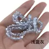 Venta Directa de Fábrica Cuentas de Punta de Diamante de 3/4 mm Cuentas de Vidrio de Cristal Color Galvanizado Personalidad Accesorios para Joyería DIY Cuentas Sueltas