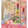 Decoración de Habitación de Boda con Temática de Dopamina con Guirnaldas del Carácter Doble Felicidad, Decoraciones de Boda, Bata de Baño, Fondo para Fotos, Tablero de KT