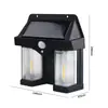 Lámpara Solar Pequeña para Casa Exterior, Lámpara de Pared con Sensor de Tungsteno Luz Cálida, Lámpara de Pared Impermeable para Patio, Villa, Jardín