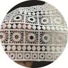 11cm encaje encaje hueco código de barras cadena soluble en agua términos flor ajustable proceso soluble en agua ventas directas de fábrica