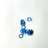 Anillos Abiertos de Hierro de Colores Pintados de 1.2*8mm y 1.2*10mm Anillos de Conexión Accesorios para Pulseras Collares Llaveros En Stock