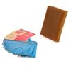 Amazon Estilo Vintage Porta Tarjetas de Cuero Crazy Horse, Piel de Vaca de Primera Capa, Funda de Cuero Hecha a Mano Única y Creativa, Porta Identificación, Cuero Genuino