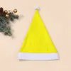 Gorro de Navidad No Tejido Colorido Multicolor Niños Adultos Gorro de Papá Noel Tocado Disfraz Ordinario Navidad Venta al por Mayor