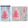 Decoraciones Navideñas Galleta de Jengibre Creativa Pegatinas Estáticas de Ventana para Escenario de Ventana de Centro Comercial Pegatinas de Vidrio de Papá Noel
