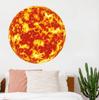 Fábrica nova transfronteiriça nove planetas adesivos luminosos quarto infantil adesivos de parede planeta adesivos fluorescentes removíveis