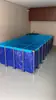 Tanque de Agua Especial para Cría, Estanque de Peces de Lona para Exteriores, Piscina Gruesa para Balcón con Soporte, Tanque de Tela Impermeable para Cría de Cangrejos