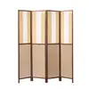 Biombo de madera maciza y ratán de papel estilo chino para sala de estar, entrada de hotel, fondo plegable para comedor, pared divisoria móvil para viviendas de alquiler