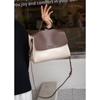 Bolsa Tote Portátil Couro Macio Feminina de Ombro para o Dia a Dia Bolsa de Couro Feminina de Alta Qualidade Grande Capacidade Bolsa de Ombro Transversal de Couro