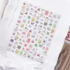 Nuevo Pegatina para Uñas Expresión Oso de Dibujos Animados Mascota Linda Perro Gato Totoro Decoración de Uñas 3D con Calcomanía Adhesiva