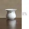 Infusor de Chá Cerâmico Cinza de Grama Miyangen Conjunto de Duas Peças Infusor de Chá Simples para Casa Filtro de Chá Acessórios para Utensílios de Chá Alta Qualidade