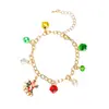 Joyas para fiestas europeas y americanas Collar de campana pulsera pendientes campanas de colores Traje de Navidad joyas de Navidad joyas