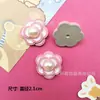 Moda Estilo Coreano Coloridos Parches de Resina de Perlas y Camelias Inspirados en Chanel Pegatinas para Accesorios de Pasador de Pelo y Funda de Teléfono