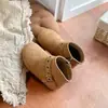 Botines Cortos Forrados de Felpa para Niñas Botas de Felpa para Bebés 2026 Invierno Nuevos Zapatos de Algodón Botas de Martín Cálidas para Niños