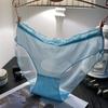 Ropa interior de malla transparente para mujer más vendida, calzones de encaje ligeros y transpirables, pantalones para niñas, entrepierna de algodón, ropa interior sexy para mujer