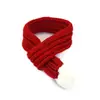 Nuevo producto transfronterizo: Bufanda tejida de Navidad para mascotas, disfraz de Navidad para gato, calentador de cuello de caniche de peluche, accesorios para mascotas