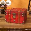 Caja de Joyería Nueva Caja de Almacenamiento de Madera con Cerradura Caja de Almacenamiento Caja de Embalaje de Piedra Caja de Madera Estilo Retro Personalizado Venta al por Mayor