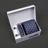 Nueva Caja de Regalo para Corbata de Hombre Transfronteriza con Bordado Jacquard, Stock Listo de Fábrica al por Mayor, Personalización de Logo, Empaque de Caja de Regalo de Alta Gama