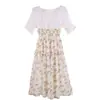 Vestido de Gasa Dulce de Verano Estilo Bosque para Mujer, Estilo Primer Amor, Diseño Francés de Nicho, Efecto Adelgazante