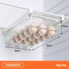 Caja para guardar huevos, refrigerador, cajón para mantener frescos, wonton, agua, dumplings, huevos, rejilla, verduras y frutas congeladas, caja divisoria de grado alimenticio