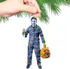 Novo Pingente de Carro Acrílico de Personagem de Filme de Terror DIY Decoração de Árvore de Natal Pingente para Retrovisor