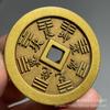 Colección antigua cuadrado Kong Gankun chismes mantra de nueve caracteres monedas de cobre dinero feng shui accesorios para el hogar cobre al por mayor