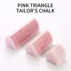 Polvo de Tiza de Color Macarrón Triángulo para Posicionamiento de Marcado de Corte de Costura de Ropa Caja de Plástico Triángulo Polvo de Marcado Invisible
