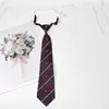 Gravata JK masculina e feminina estilo uniforme japonês coreano versátil estudante universitário camisa listrada material escolar dk curta moda-livre