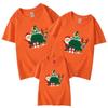 Camiseta de Carnaval de Año Nuevo y Navidad 2022 al por mayor verano algodón refinado ropa para padres e hijos ropa para niños adulto manga corta cuello redondo T