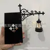 Estantería de Libros para Productos Nuevos Transfronterizos Luz de Linterna Iluminación de Estantería de Biblioteca Linterna Artesanías de Hierro
