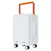 Equipaje de carrito ancho nuevo transfronterizo, tapa frontal de apertura, para abordar negocios, aspecto elegante, caja de PC con contraseña de viaje, personalización de comercio exterior