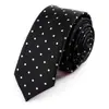 Corbata de Seda para Hombre Hecha a Mano de Fábrica Edición Estrecha de 5 cm Corbata de Poliéster Jacquard Rayada Profesional para Vestir Entrevista OEM