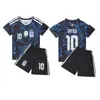 26-27 Uniformes de Fútbol para Estudiantes de Primaria Número 7 de C Ronaldo Número 10 de Neymar Camiseta Conjunto de Camiseta para Niños Camiseta de Fútbol
