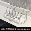 Prateleira de Armazenamento Prateleira de Tampas de Panela para Mesa Prateleira de Tábuas de Corte Prateleira de Armazenamento Mickey Bancada de Cozinha Prateleira de Armazenamento Multifuncional de Aço Inoxidável