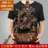 Figura de Guan Gong Guan Erye Estatua de Buda Sable Horizontal Espada Grande Guan Yu Señor Marcial Artesanía Regalo de Inauguración