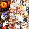 50 nuevas pegatinas de graffiti de Halloween de dibujos animados para decoración creativa impermeable DIY en cuadernos y equipaje