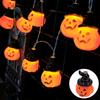Luces de Cadena LED Luces Decorativas Luces de Atmósfera Festiva de Halloween Luces de Cadena para Fiesta Luces de Cadena de Halloween Luces de Cadena de Calabaza